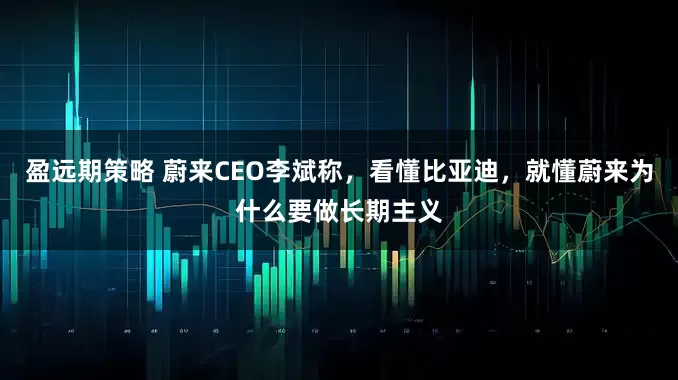 盈远期策略 蔚来CEO李斌称，看懂比亚迪，就懂蔚来为什么要做长期主义